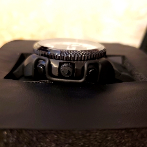 Coach Men's C001 Silicone Strap Watch, 46mm NWT Black - Picture 8 of 11